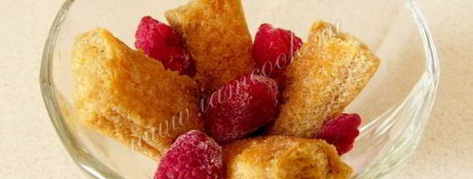 десерт с шоколадным кремом и малиной. Шаг 6