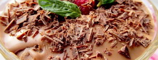 десерт с шоколадным кремом и малиной. Шаг 9