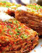 Каравай из блинчиков с кремом