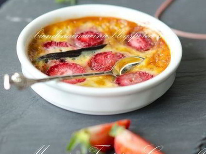 Рецепт клубничного крема-карамели