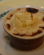 Крем-карамель из геркулеса с запеченными яблоками