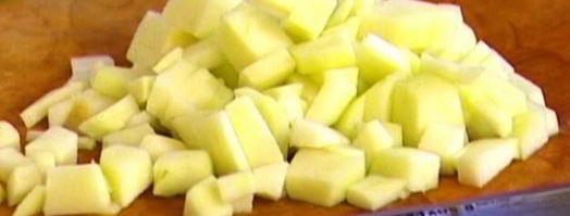 крем-карамель из геркулеса с запеченными яблоками. Шаг 5