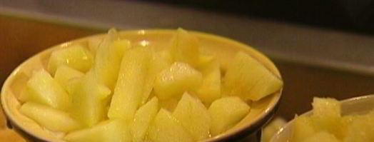 крем-карамель из геркулеса с запеченными яблоками. Шаг 8