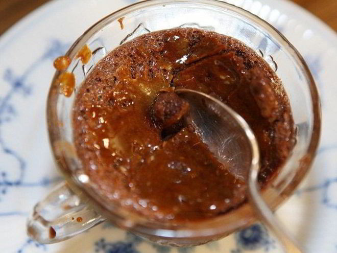 Рецепт крема-карамели пьяная вишня
