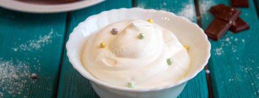 крем взбитые сливки с сахарной пудрой. Шаг 7