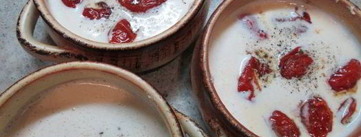 помидоры черри в креме из сыра джюгас. Шаг 6