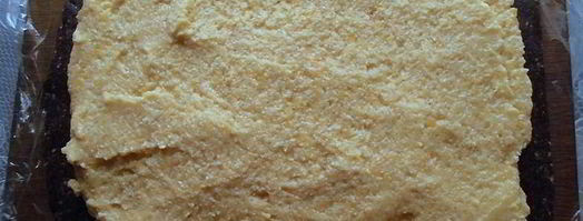 шоколадный рулет с абрикосовым кремом. Шаг 8