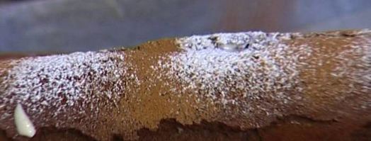 шоколадный рулет со сливочным кремом. Шаг 13