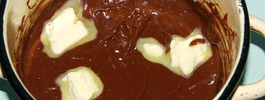 шоколадный заварной крем. Шаг 7