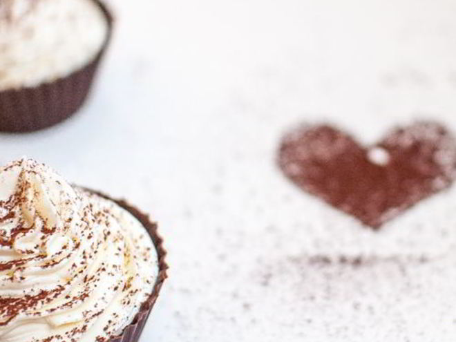 Рецепт сливочного крема в шоколадных корзиночках