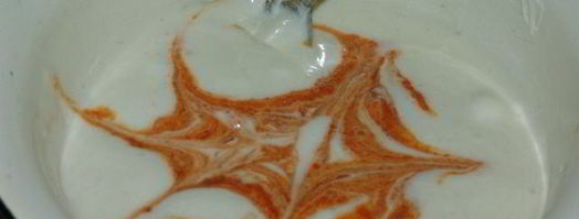 тыквенный крем чиз с маршмеллоу в шоколаде на halloween. Шаг 6