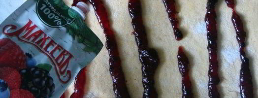 тыквенный рулет с джемом и кремом. Шаг 10