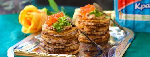 закусочный мини-крепвиль с творожным кремом. Шаг 7