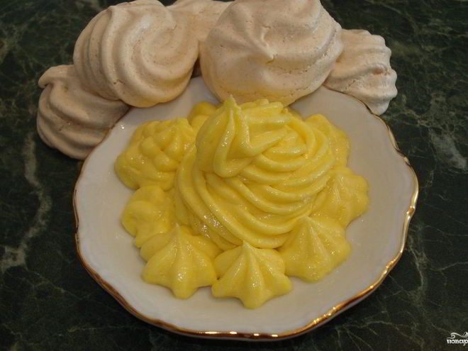 Рецепт заварного крема без муки