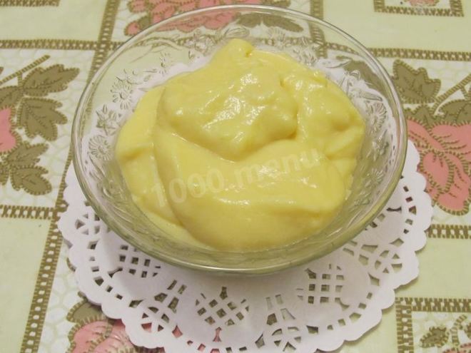 Рецепт заварного крема для торта