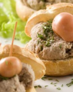 Заварные булочки с кремом из утки