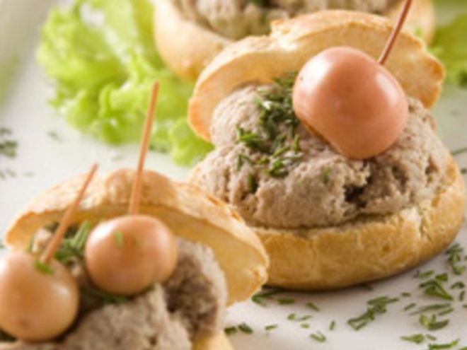 Рецепт заварных булочек с кремом из утки