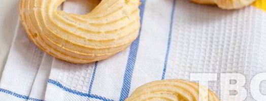 заварные колечки с творожным кремом. Шаг 6