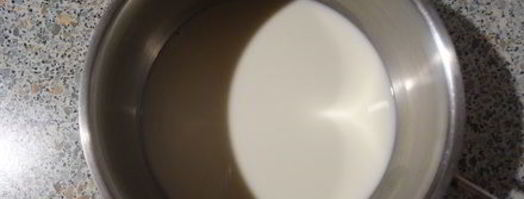 манный пудинг с белым шоколадом. Шаг 3