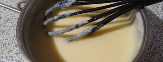 манный пудинг с белым шоколадом. Шаг 6