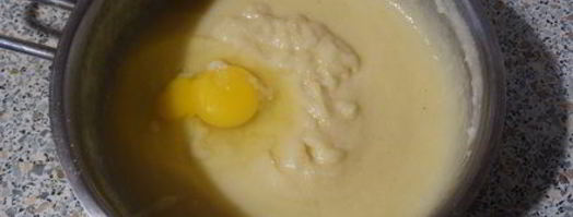 манный пудинг с белым шоколадом. Шаг 7