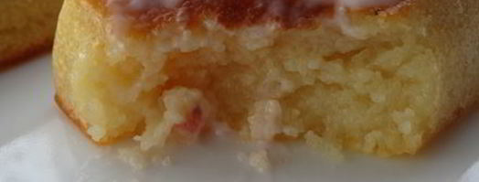 манный пудинг с белым шоколадом. Шаг 9