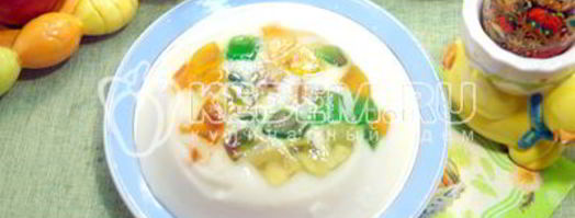 мармелад-сливочный десерт на пасху. Шаг 9