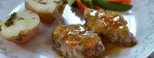 свиные медальоны с мармеладным джемом. Шаг 5