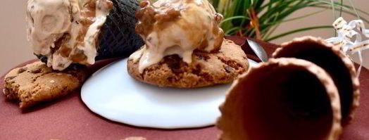 карамельное мороженое с карамельными орешками. Шаг 16