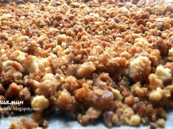 Рецепт хрустящей пряничной крошки для мороженого