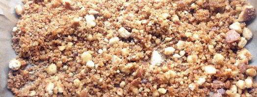 хрустящая пряничная крошка для мороженого. Шаг 5