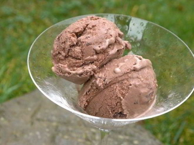 Рецепт хрустящего шоколадного мороженого