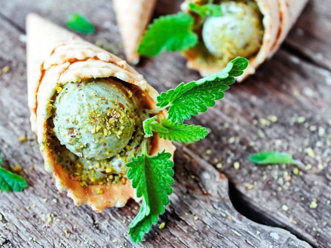 Рецепт лаймового мороженого с чаем матча