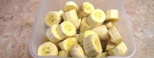 мороженое из банана и молока. Шаг 3