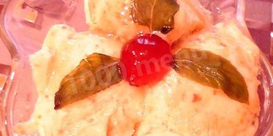 Мороженое на сливках с фисташками