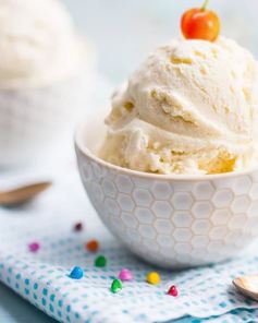 Мороженое с винным камнем