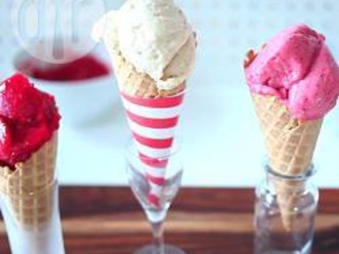 Рецепт мороженого-сорбета из ягод и фруктов