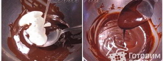 мятное мороженое с шоколадом. Шаг 6