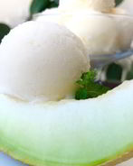 Простое мороженое из дыни