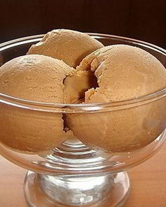 Шоколадное мороженое без сливок