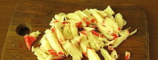 соленое мороженое с крабовыми палочками. Шаг 16