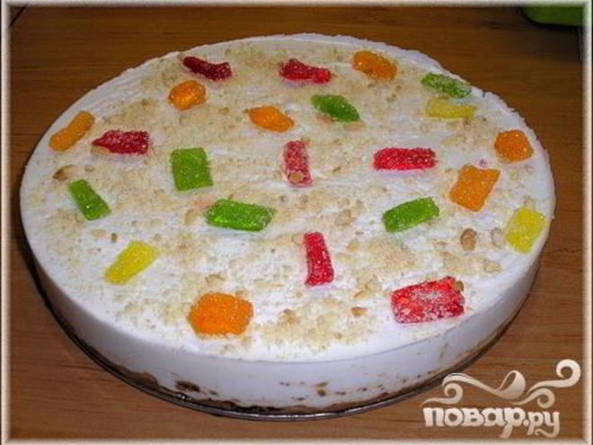 Рецепт торта-мороженого зефирное лакомство