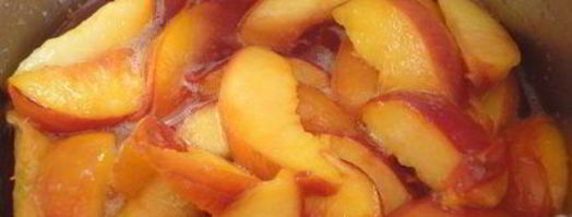 ванильное мороженое с персиками. Шаг 4