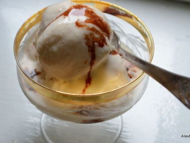 Рецепт ванильного мороженого в старом стиле