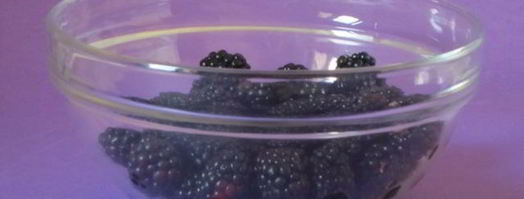 ежевика с муссом из зефира. Шаг 3