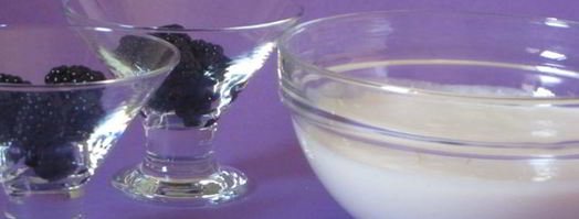 ежевика с муссом из зефира. Шаг 4