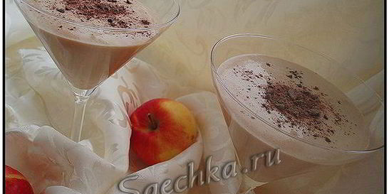 Кофейно-творожный мусс