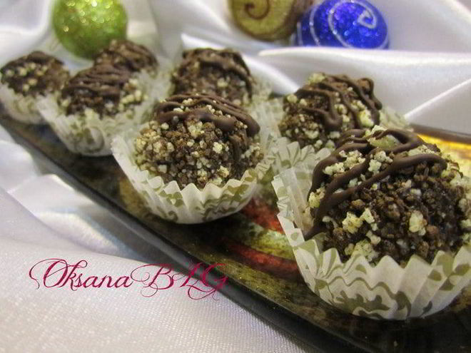 Рецепт конфет с черничным муссом