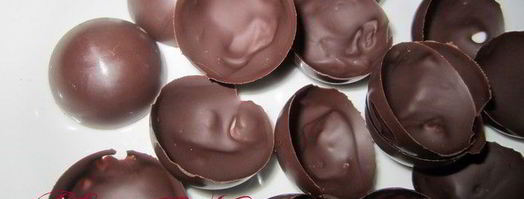 конфеты с черничным муссом. Шаг 3