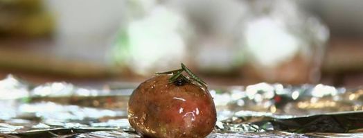 крокодиловый хвост с облепихово-можжевеловым муссом. Шаг 3